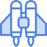 Electronics, transportation, future, futuristic, jetpack Icon