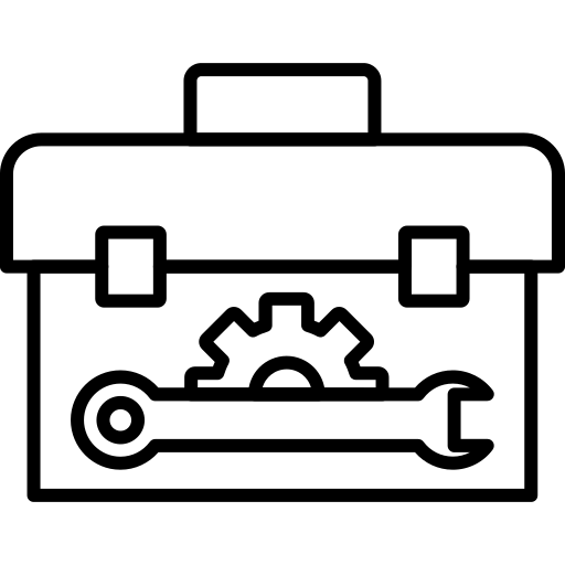扳手, 设置, 修复, 工具, 螺丝刀, 服务, 工具包 图标