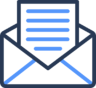 Dm, envelope, communication, message, mail, email Icon