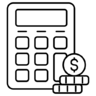Calculation, math, computation, arithmetic, figuring Icon