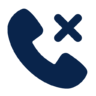 Phone block, delete call Icon