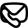 Call, telephone, letter, business, communication, message, address, contact, mail Icon
