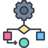Integratie
, beheer, verbeteren, proces, workflow Pictogram