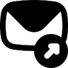 Inbox, letter, chat, communication, network, internet, web, share, mail Icon
