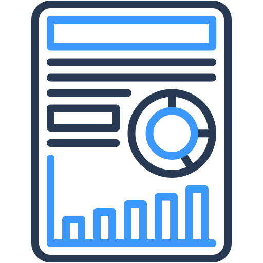 documents, analytics, web, seo, finance, business, folders, files, report Icon