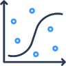 Google analytics, financiën, bedrijf, visualisatie, grafiek, verstrooien Pictogram