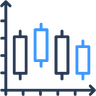 Visualiseren, visualisatie, google analytics, financiën, bedrijf, doos, verhaallijn Pictogram