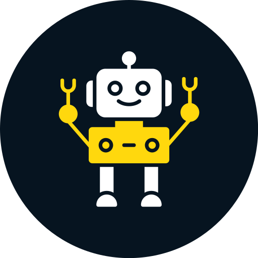 робототехника, узнать, наука, школа, на, знания, обучение, университет, образование значок