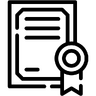教育, 徽章, 认证, 证书, 文凭, 度 图标