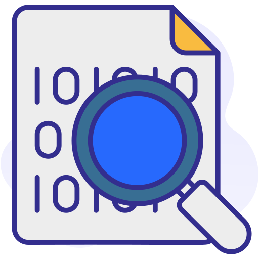 ícone código, software, desenvolvimento, procura