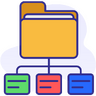 Archive, document, file, directory, folder, storage Icon