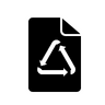 文書, 環境, 生態学, 再利用, リサイクル, 論文 アイコン