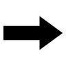 导航, 跳过, 标志, 方向, 箭头, 下, 右 图标