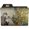 Jazz, muziek, folder, folders Pictogram