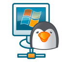 サンバ, ファイルは, windows, linux アイコン