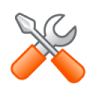 ícone Desenvolvimento, configuração, definições