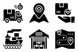 Delivery And Logistic Icon Pack