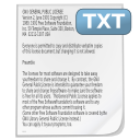 документ TXT, текст, TX значок