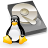 ícone Hd, linux, disco rigido