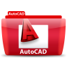Autocad, folder, file Icon