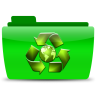 Recycling, renewable, folder, file Icon