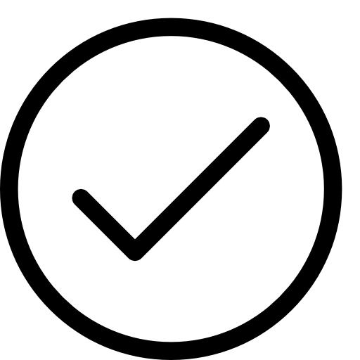打上勾圈 图标
