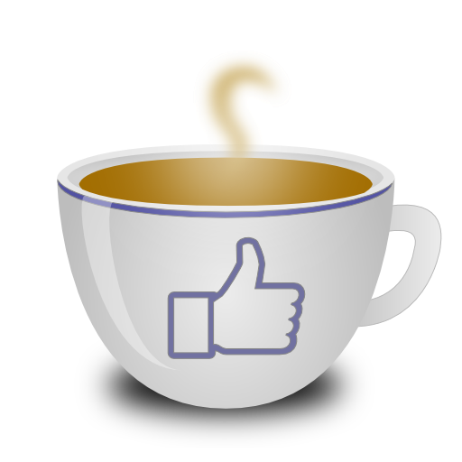 咖啡, facebook像 图标