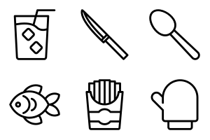 Food and Drinks Icon Pack