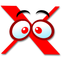 x, 目 アイコン