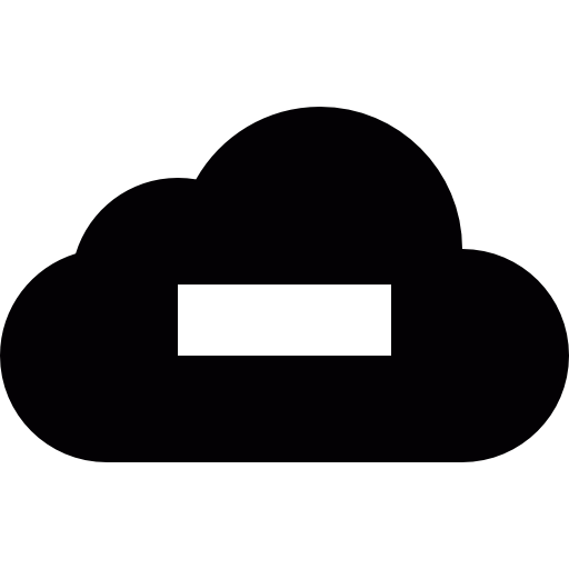 delete, file, from, cloud Icon