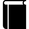 书, 黑人, 阅读, 教育, 工具的象征 图标