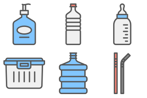 Plastic Product Filled Outline