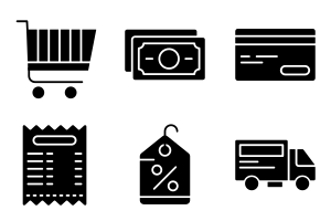 E-Commerce Solid Icons