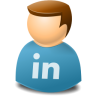 пользователь, в LinkedIn значок