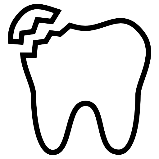 断了, 牙齿 图标