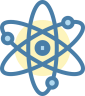 Molecuul, wetenschap, scheikunde, natuurkunde Pictogram