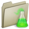 Lichtbruin, experiment map, lichtbruin Pictogram
