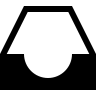 Mail, inbox, empty Icon