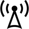 Toren , signaal , interface, symbool Pictogram