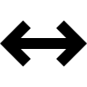 Pijl, van, dubbele punt, wijst, verschillende, routebeschrijvingen Pictogram