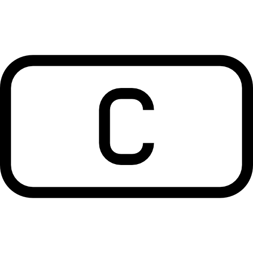 c档案, 四舍五入, 是长方形, 概述了联系, 象征 图标