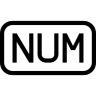 数字档案中概述的长方形的, 象征 图标