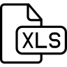 Xls, 文件中风的相互关系, 象征 图标
