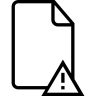 文件错误, 所述的接口, 象征 图标