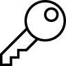 关键概述的, 工具的象征 图标