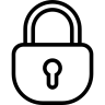 锁定锁, 概述, 安全, 象征 图标