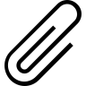 回形针, 附件, 标志 图标