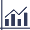 ícone Grafico de barras, aumentar, informações, estatisticas, negocios, graficos