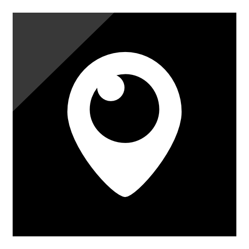 社会, 媒体, 标识, 潜望镜 图标