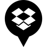 社会, 媒体, 商标dropbox 图标